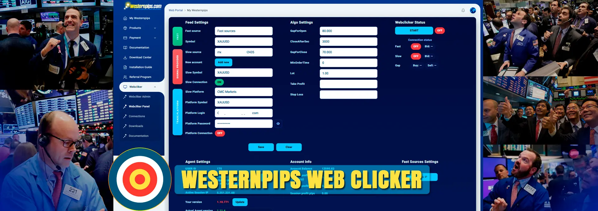 Westernpips WebClick: latency arbitrage for broker web platforms