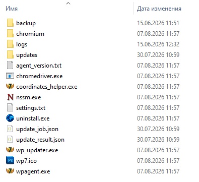 WP Agent service
