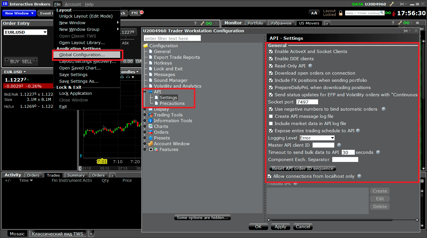 Interactive Brokers Trader Workstation