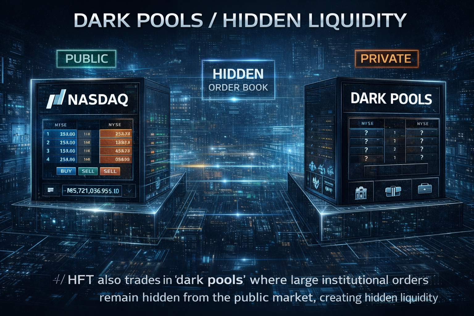 Dark pools quotes book via ITCH FIX FAST