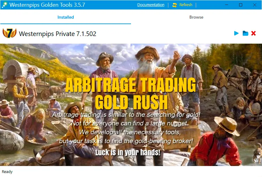 Westernpips Golden Tools installer with Westernpips Private 7 ready to install