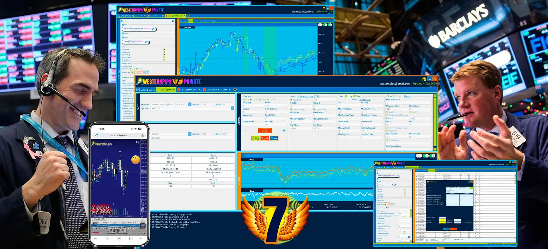 Westernpips HFT latency arbitrage software for Forex and crypto